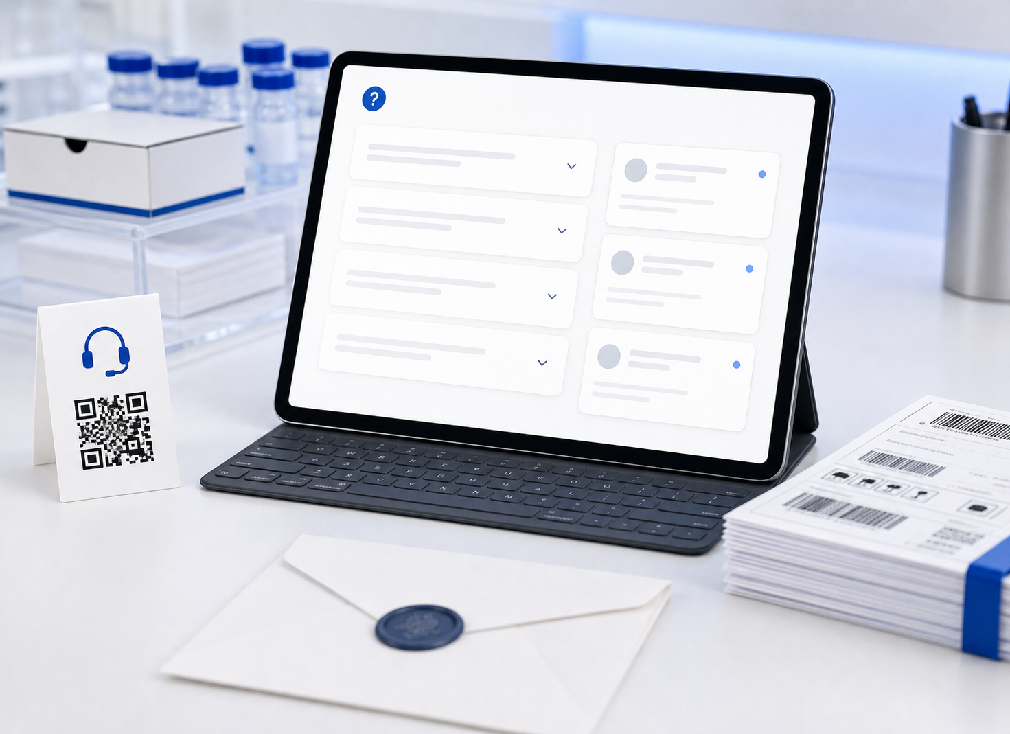 COA documentation and lab analysis interface